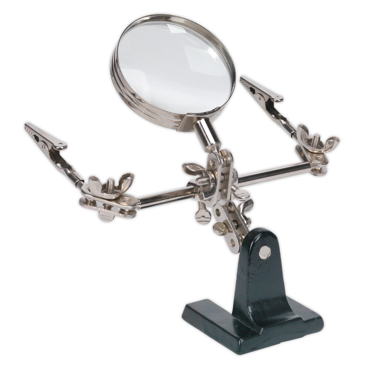 Mini Robot Soldering Stand with Magnifier SD150
