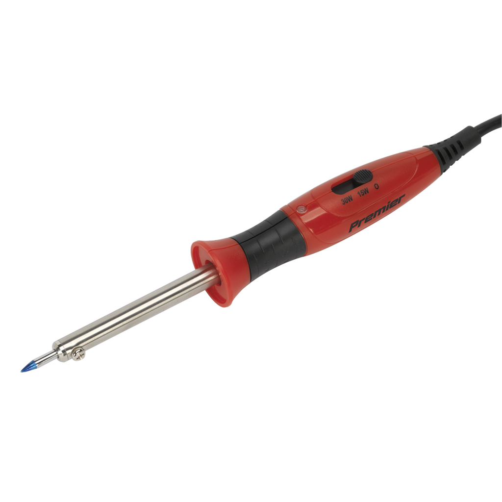 Dual Wattage Professional Soldering Iron with Long-Life Tip 15/30W/230V SD1530