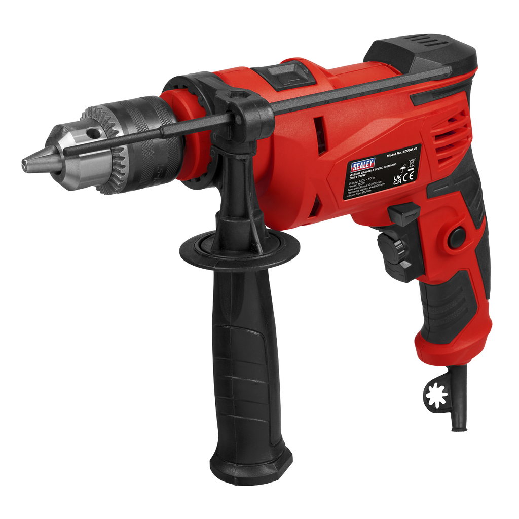 13mm Variable Speed Hammer Drill 750W/230V SD750