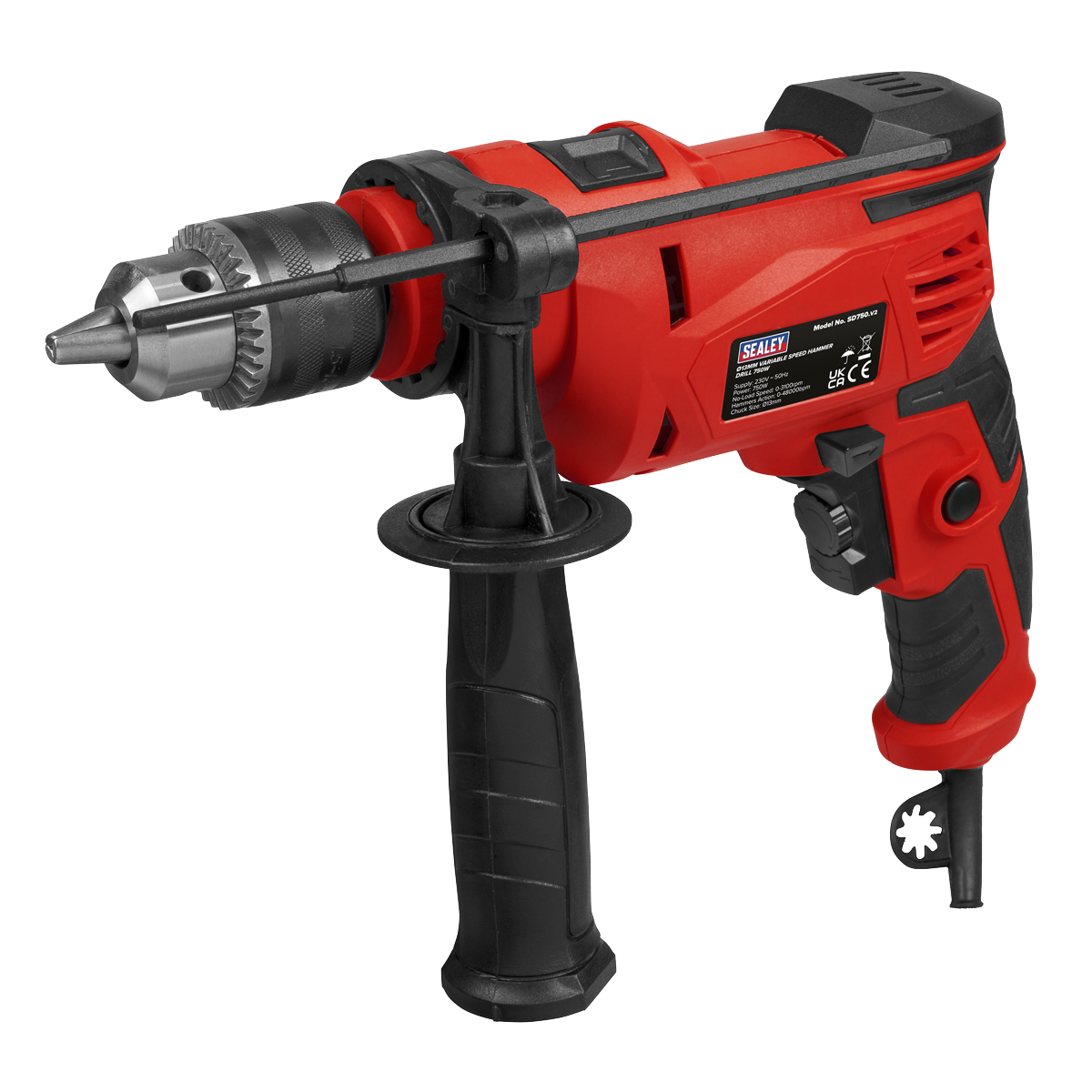 13mm Variable Speed Hammer Drill 750W/230V SD750
