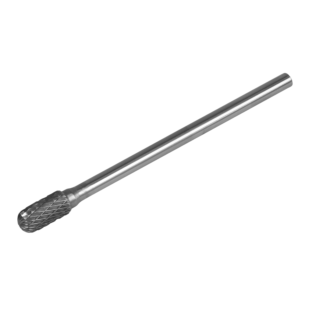 Extra-Long Cylindrical Ball Nose Tungsten Carbide Rotary Burr 10mm SDB02XL