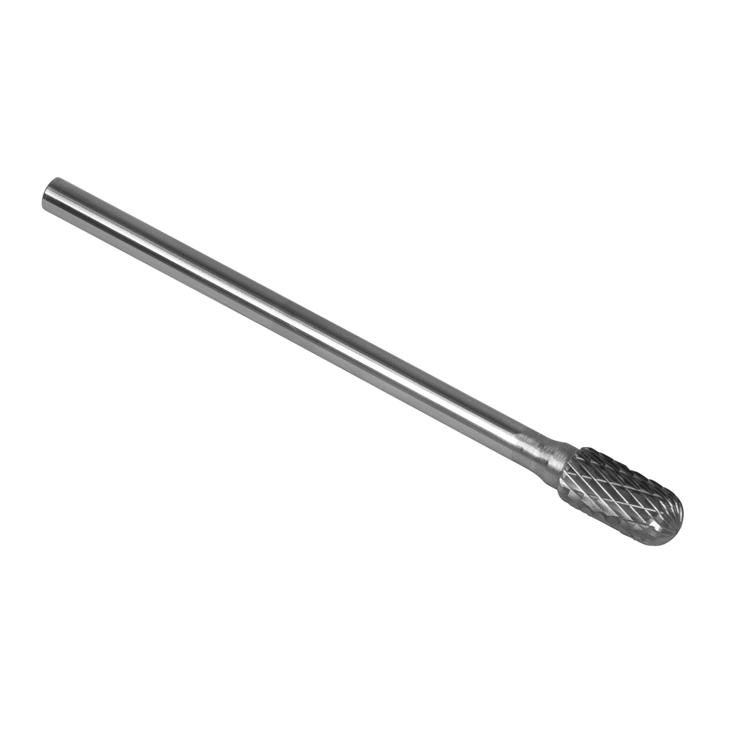 Extra-Long Cylindrical Ball Nose Tungsten Carbide Rotary Burr 10mm SDB02XL