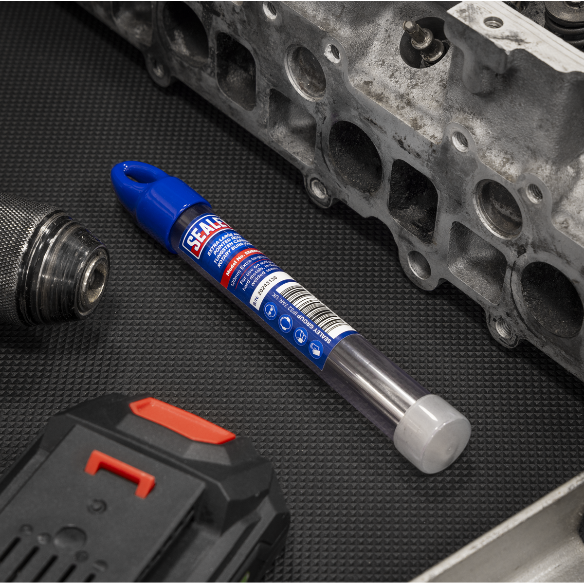 Extra-Long Arc Pointed Nose Tungsten Carbide Rotary Burr 10mm SDB03XL