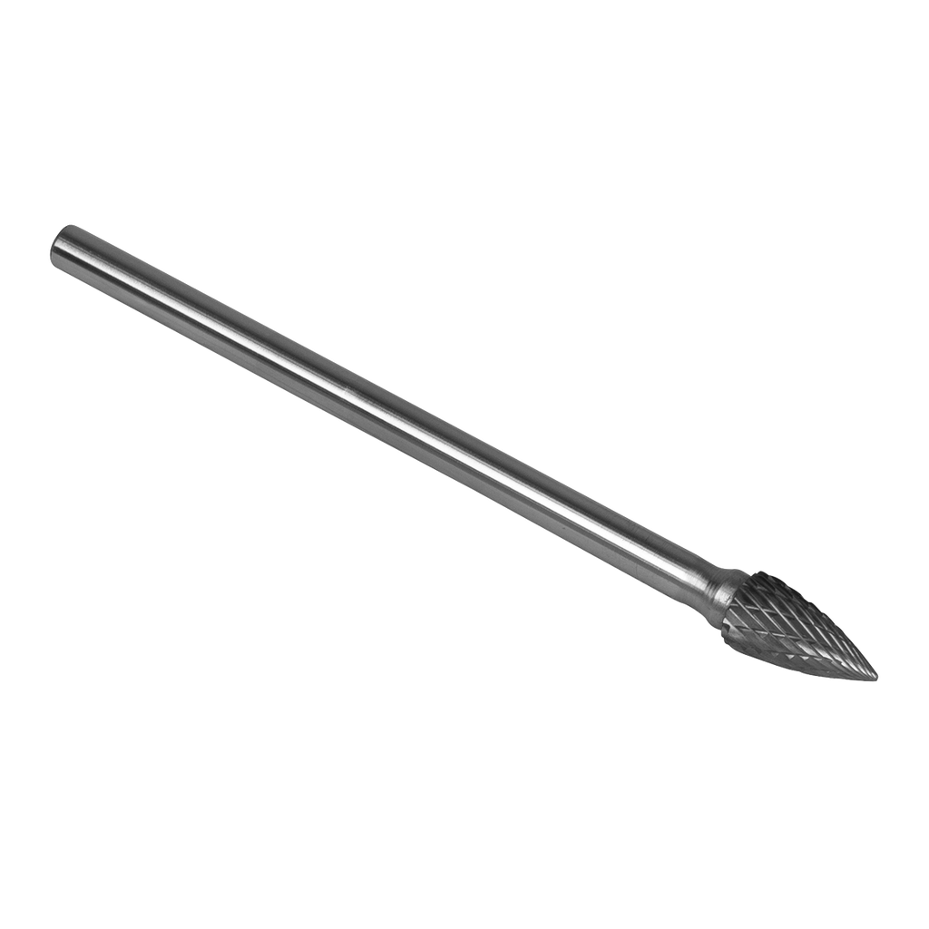 Extra-Long Arc Pointed Nose Tungsten Carbide Rotary Burr 10mm SDB03XL