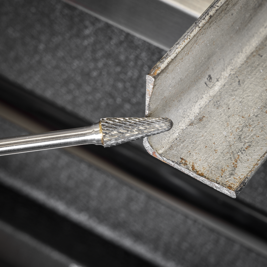 Extra-Long Conical Ball Nose Tungsten Carbide Rotary Burr 10mm SDB06XL