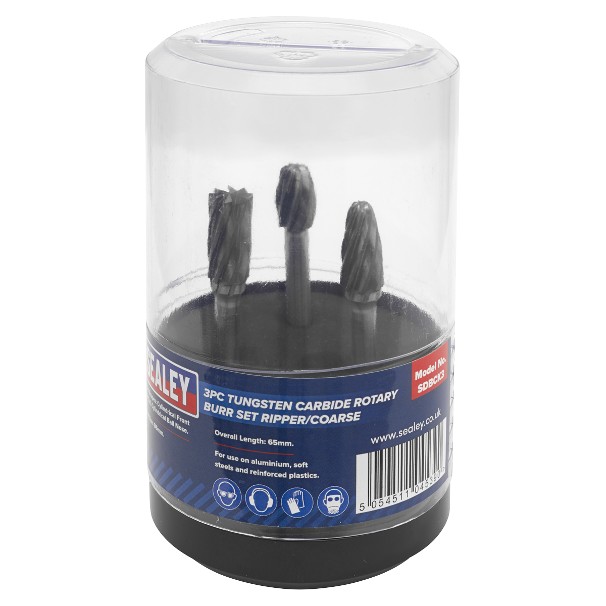 Tungsten Carbide Rotary Burr Set 3pc - Ripper/Coarse SDBCK3