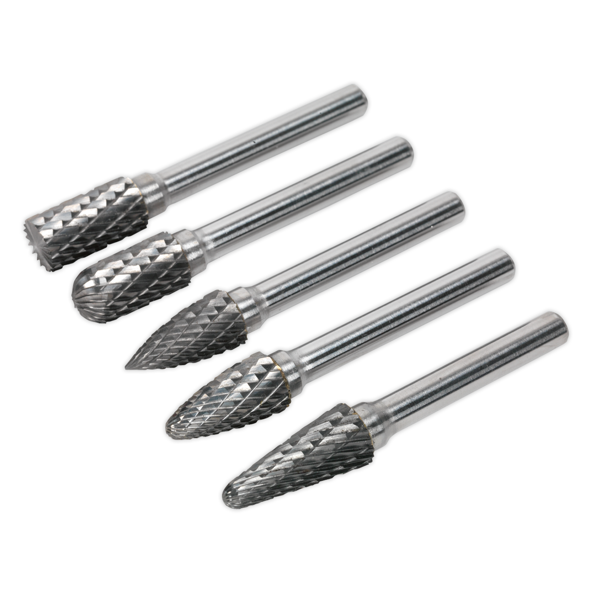 Tungsten Carbide Rotary Burr Set 5pc SDBK5