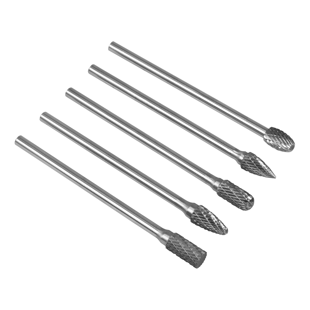 Extra-Long Tungsten Carbide Rotary Burr Set 5pc SDBK5XL