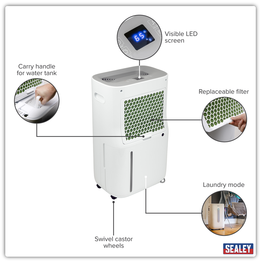 Dehumidifier with Laundry Mode 20L SDH20