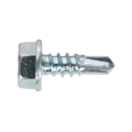 Zinc Plated Self-Drilling Hex Head Screw 4.2 x 13mm - Pack of 100 SDHX4213