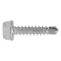Zinc Plated Self-Drilling Hex Head Screw 4.2 x 19mm - Pack of 100 SDHX4219