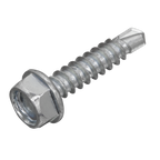 Zinc Plated Self-Drilling Hex Head Screw 4.2 x 19mm - Pack of 100 SDHX4219