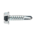 Zinc Plated Self-Drilling Hex Head Screw 4.8 x 19mm - Pack of 100 SDHX4819