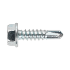 Zinc Plated Self-Drilling Hex Head Screw Assortment 410pc AB061SDH