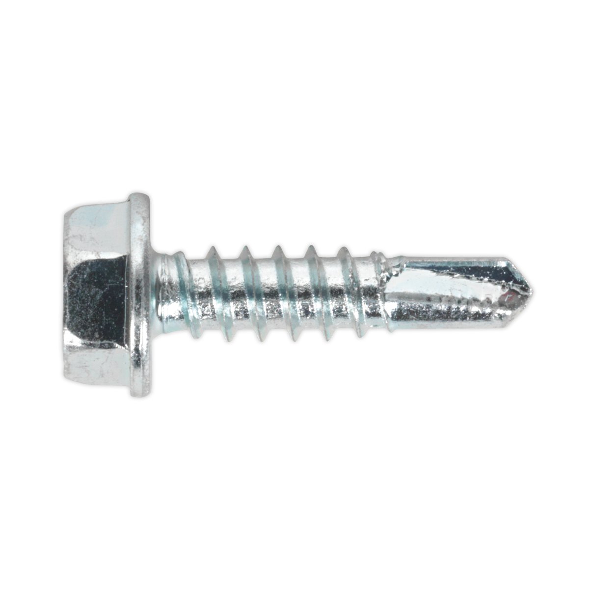 Zinc Plated Self-Drilling Hex Head Screw Assortment 410pc AB061SDH
