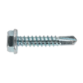 Zinc Plated Self-Drilling Hex Head Screw 4.8 x 25mm - Pack of 100 SDHX4825