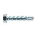 Zinc Plated Self-Drilling Hex Head Screw 6.3 x 38mm - Pack of 100 SDHX6338