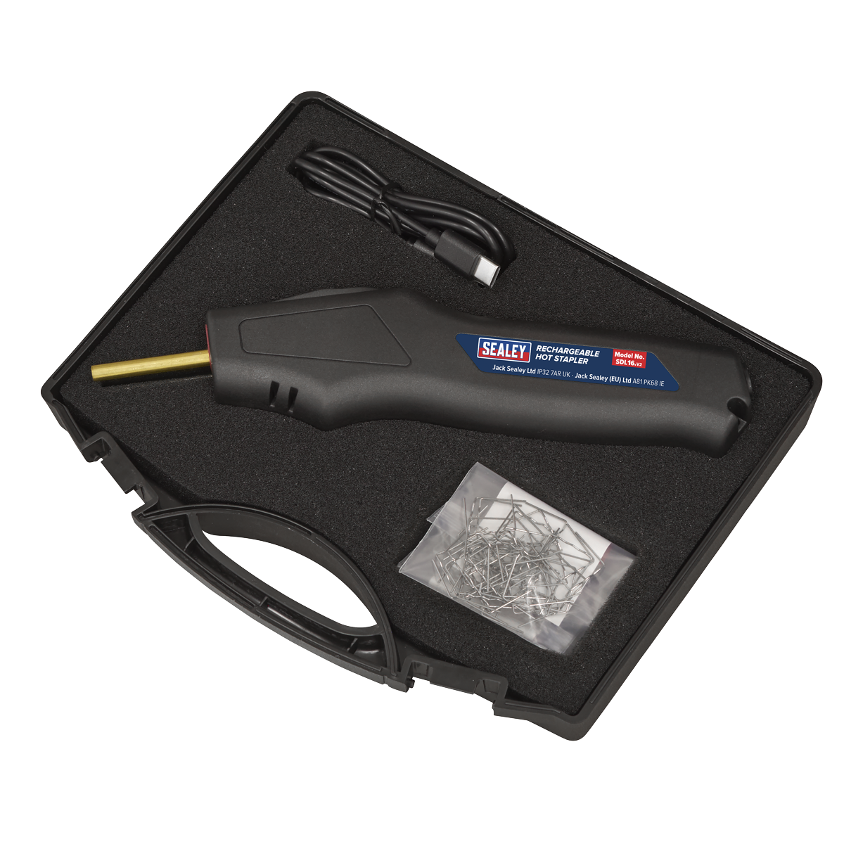 Rechargeable Hot Stapler Repair Kit 18W SDL16