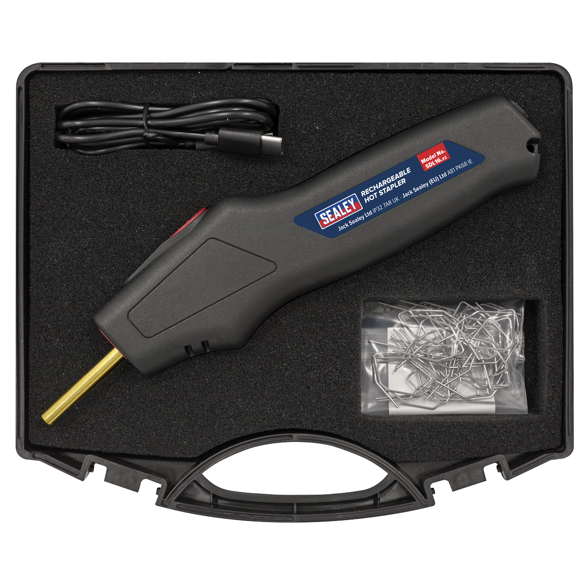 Rechargeable Hot Stapler Repair Kit 18W SDL16