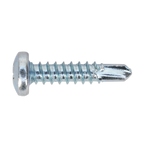 Zinc Plated Self-Drilling Pan Head Phillips Screw 4.2 x 19mm - Pack of 100 SDPH4219