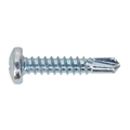 Zinc Plated Self-Drilling Pan Head Phillips Screw 4.8 x 25mm - Pack of 100 SDPH4825