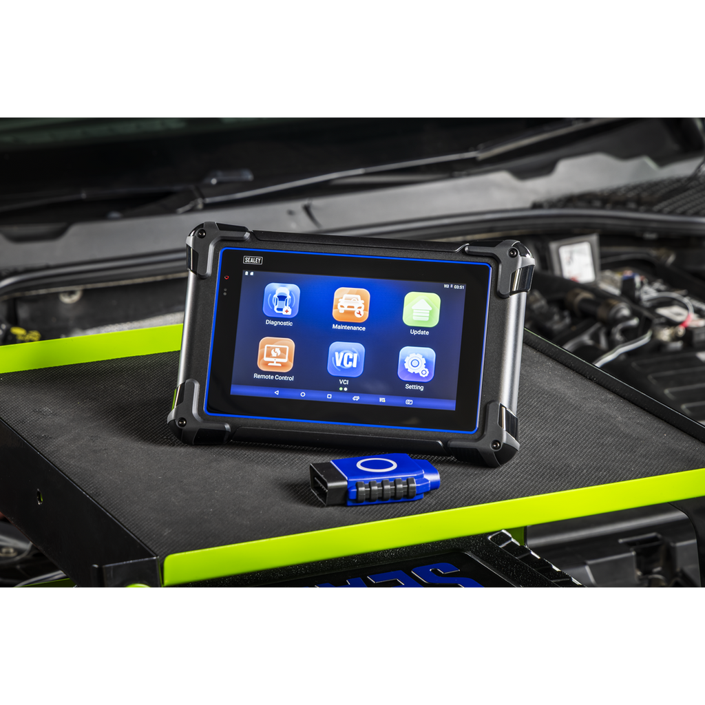 Diagnostic Tablet & Trolley - Green SDS1G