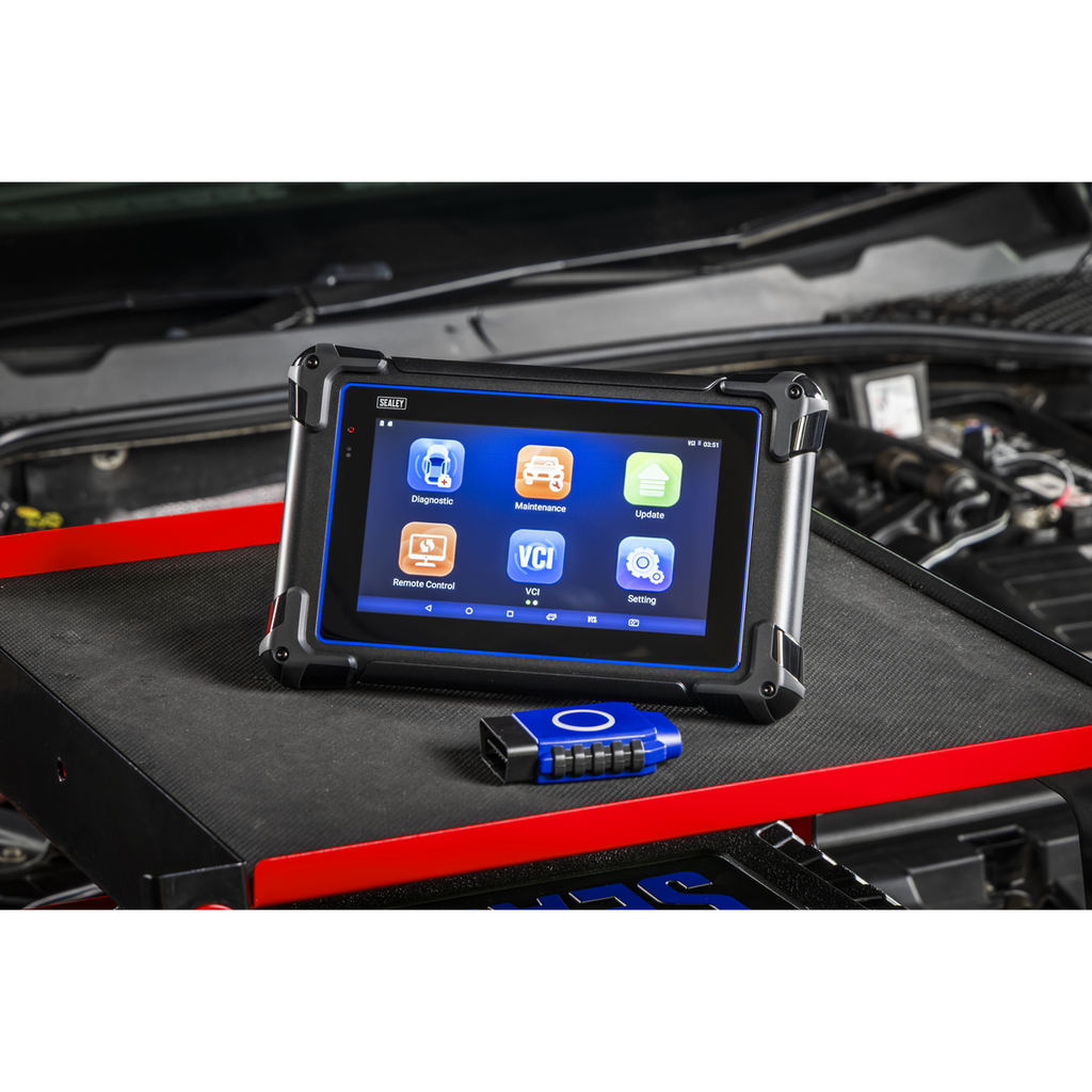 Diagnostic Tablet & Trolley - Red SDS1R