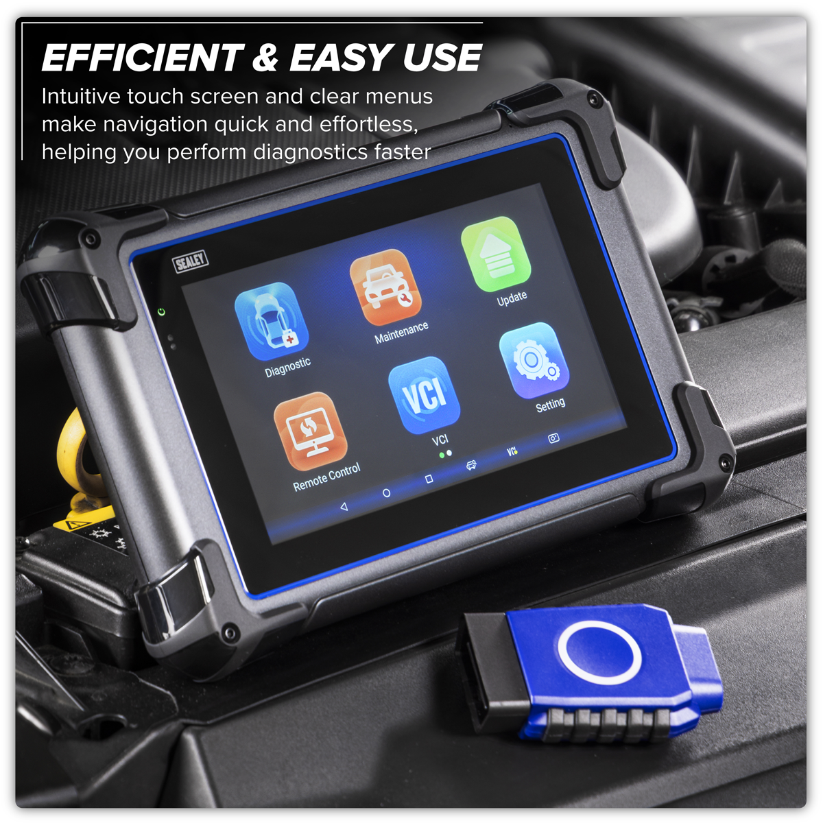 Diagnostic Tablet & Trolley - Red SDS1R
