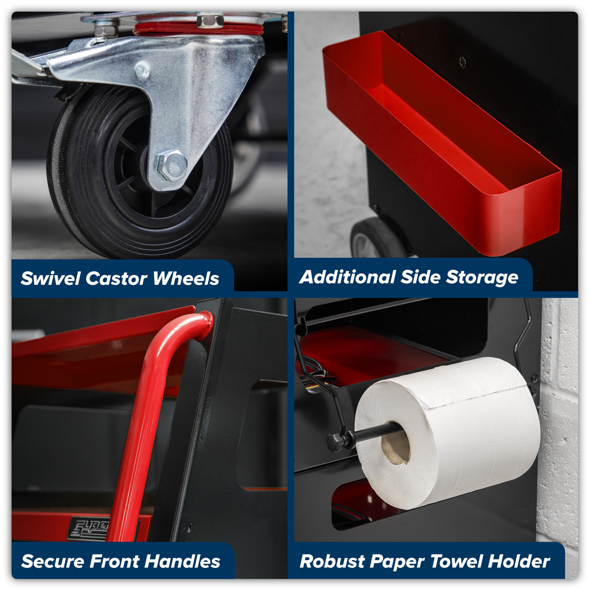 Diagnostic Tablet & Trolley - Red SDS1R