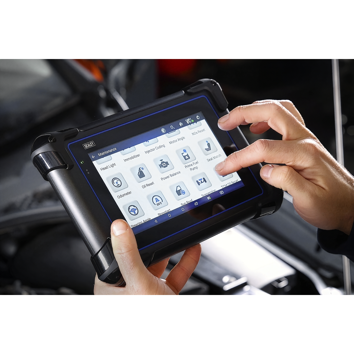 Diagnostic Tablet & Trolley - Red SDS1R