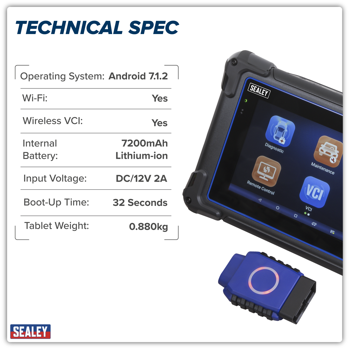 Multi-Manufacturer Diagnostic Tablet SDS1