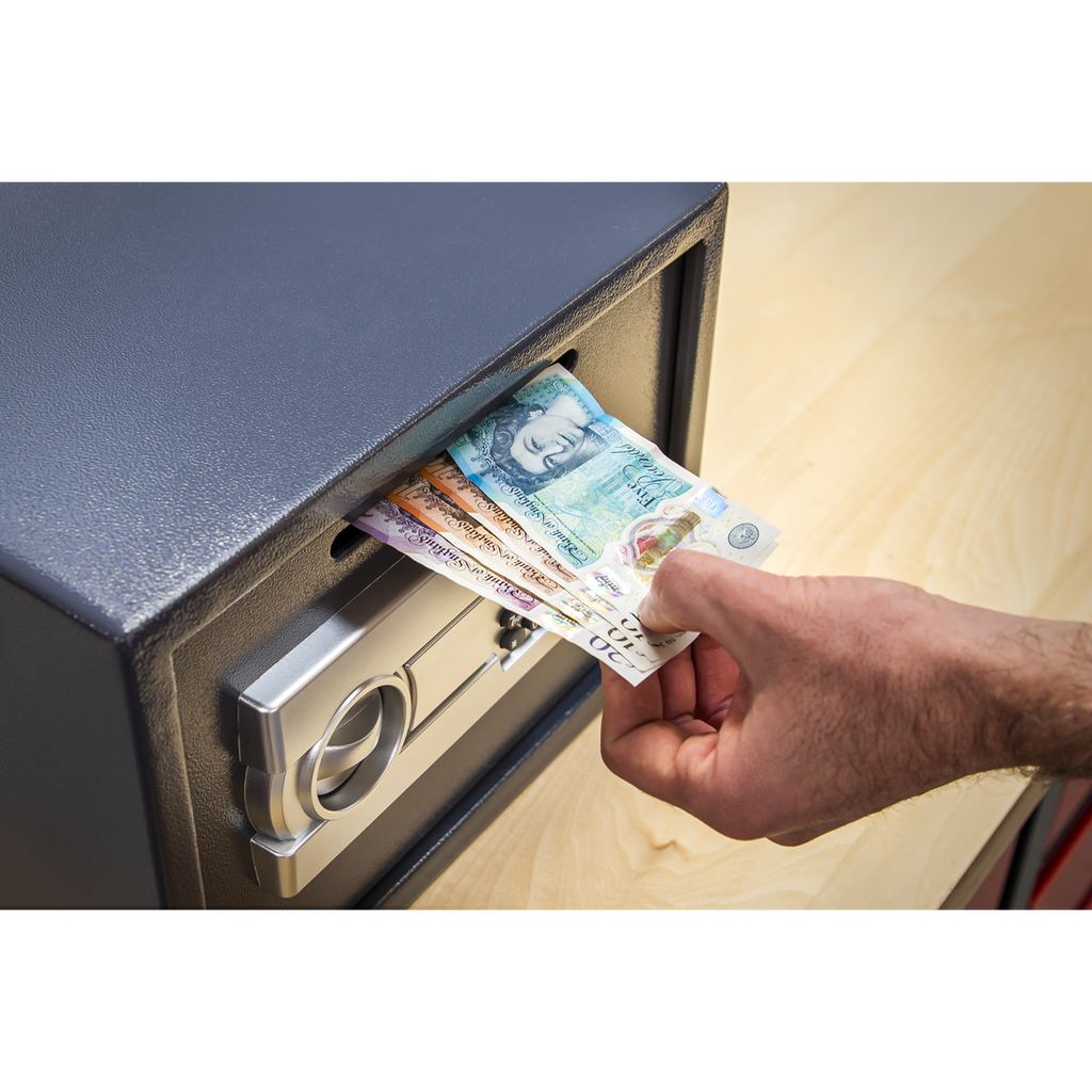 Electronic Combination Security Safe with Deposit Slot 350 x 250 x 250mm SECS01DS