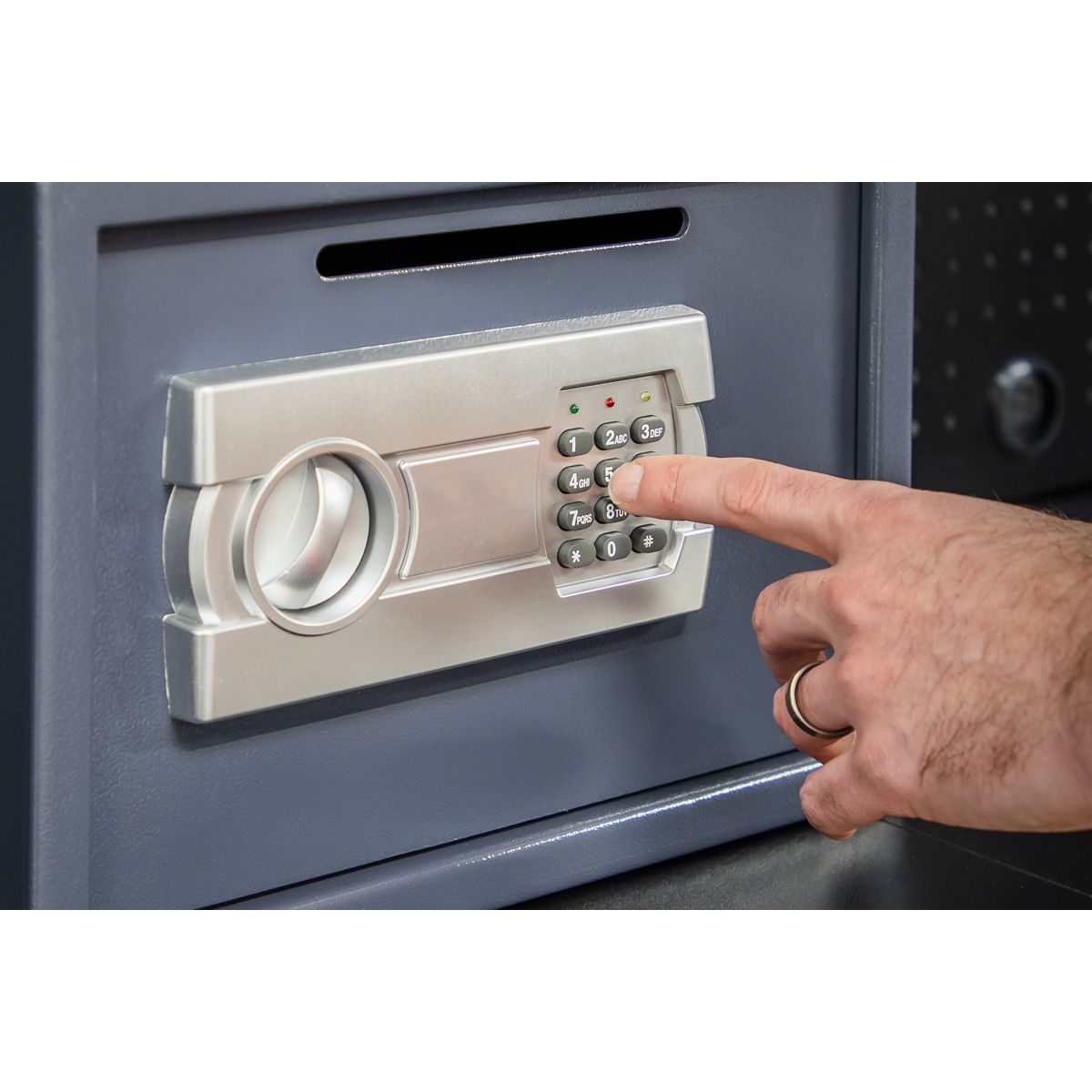 Electronic Combination Security Safe with Deposit Slot 350 x 250 x 250mm SECS01DS