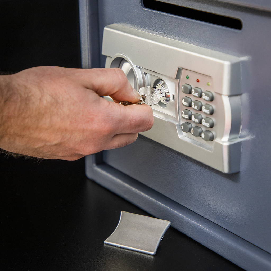 Electronic Combination Security Safe with Deposit Slot 350 x 250 x 250mm SECS01DS