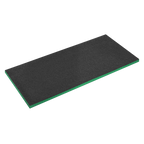 Easy Peel Shadow Foam® 1200 x 550 x 30mm - Green/Black SF30G