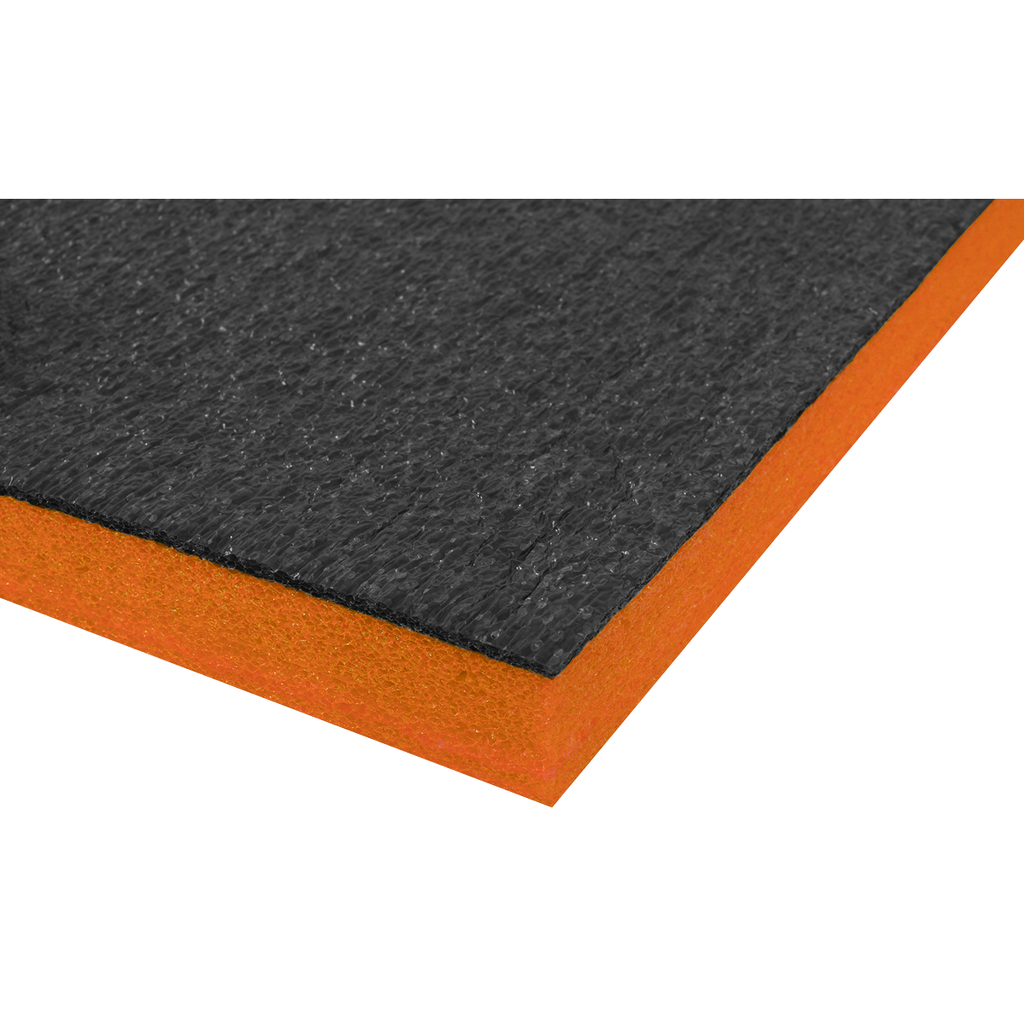 Easy Peel Shadow Foam® 1200 x 550 x 30mm - Orange/Black SF30OR