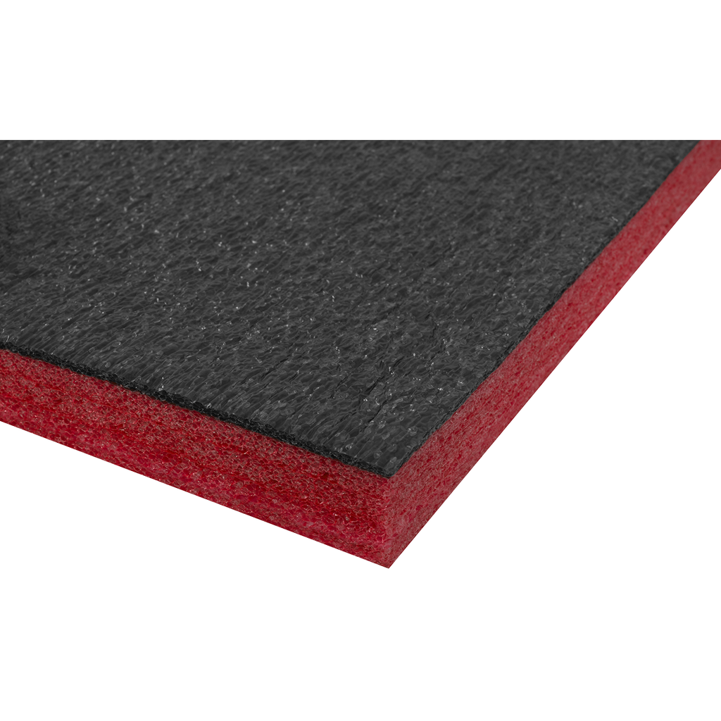 Easy Peel Shadow Foam® 1200 x 550 x 30mm - Red/Black SF30R