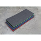 Easy Peel Shadow Foam® 1200 x 550 x 30mm - Green/Black SF30G