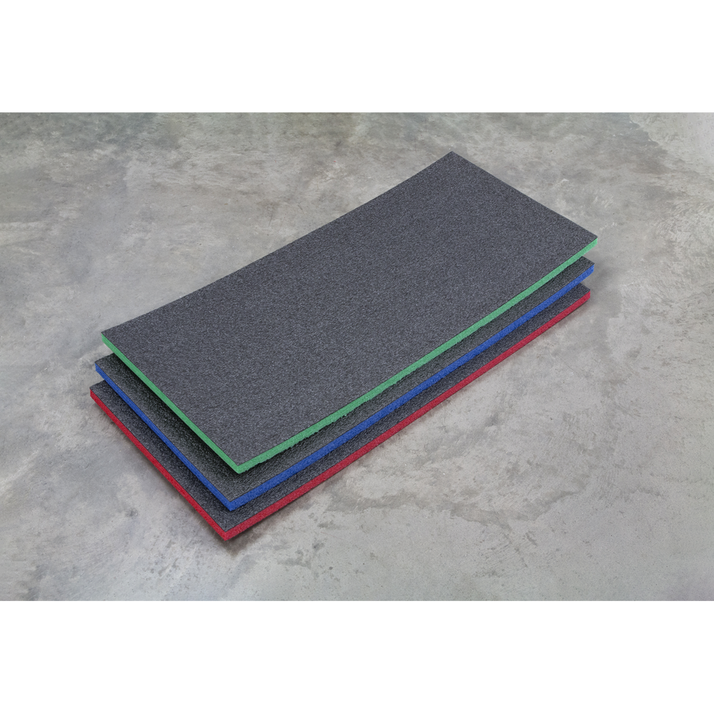 Easy Peel Shadow Foam® 1200 x 550 x 30mm - Red/Black SF30R