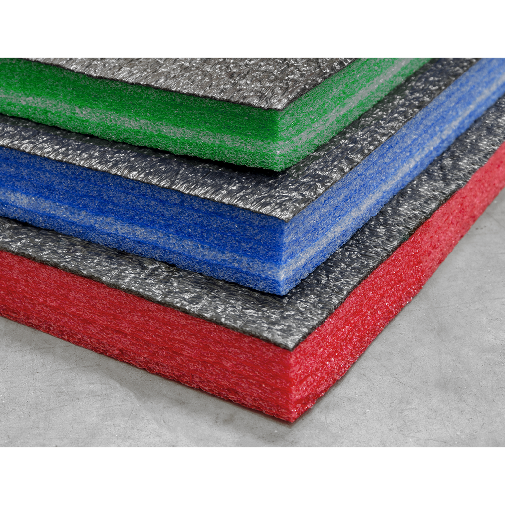 Easy Peel Shadow Foam® 1200 x 550 x 30mm - Green/Black SF30G