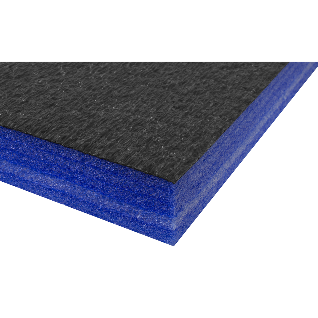 Easy Peel Shadow Foam® 1200 x 550 x 50mm - Blue/Black SF50B