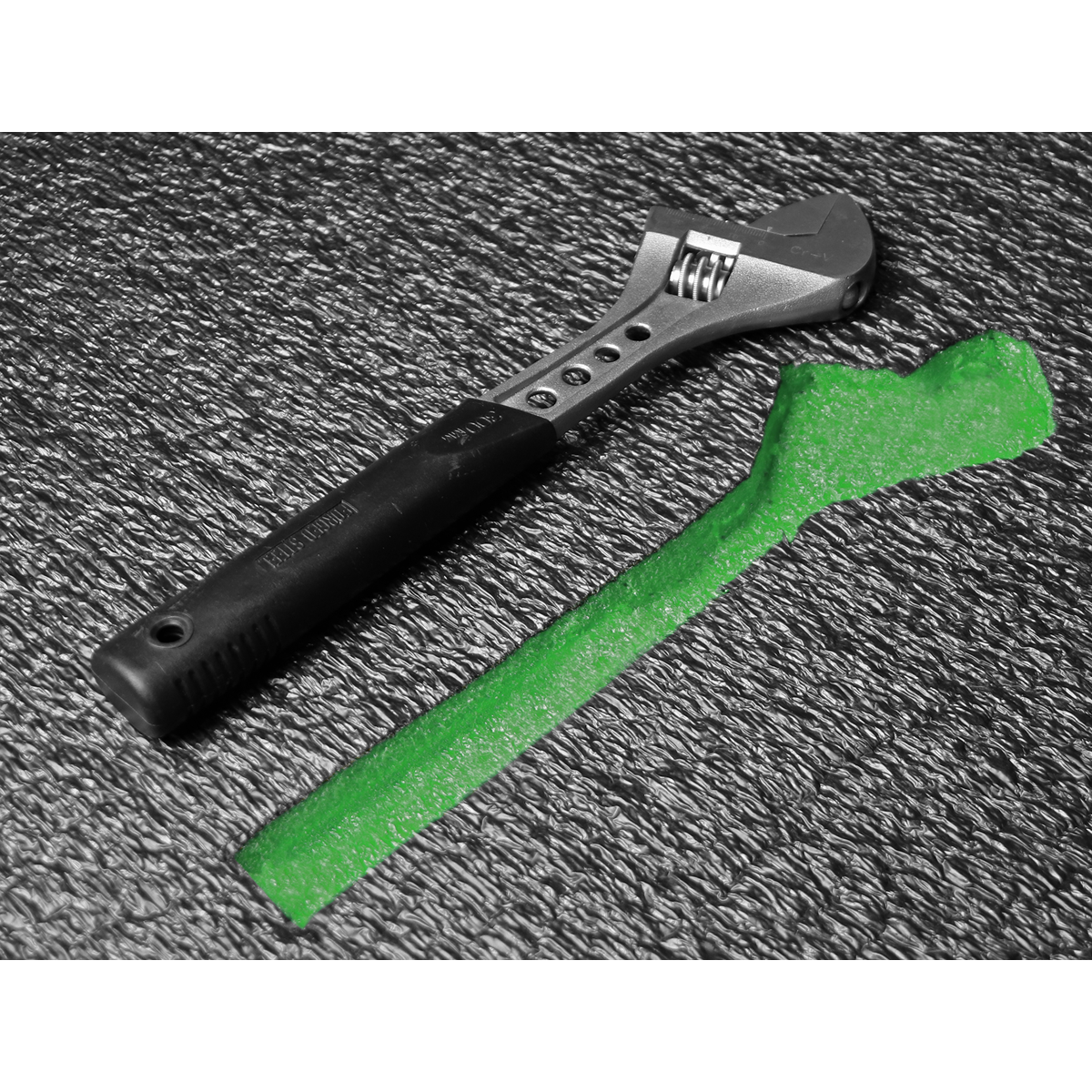 Easy Peel Shadow Foam® 1200 x 550 x 50mm - Green/Black SF50G