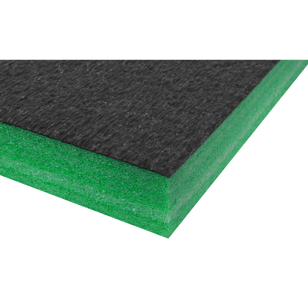 Easy Peel Shadow Foam® 1200 x 550 x 50mm - Green/Black SF50G