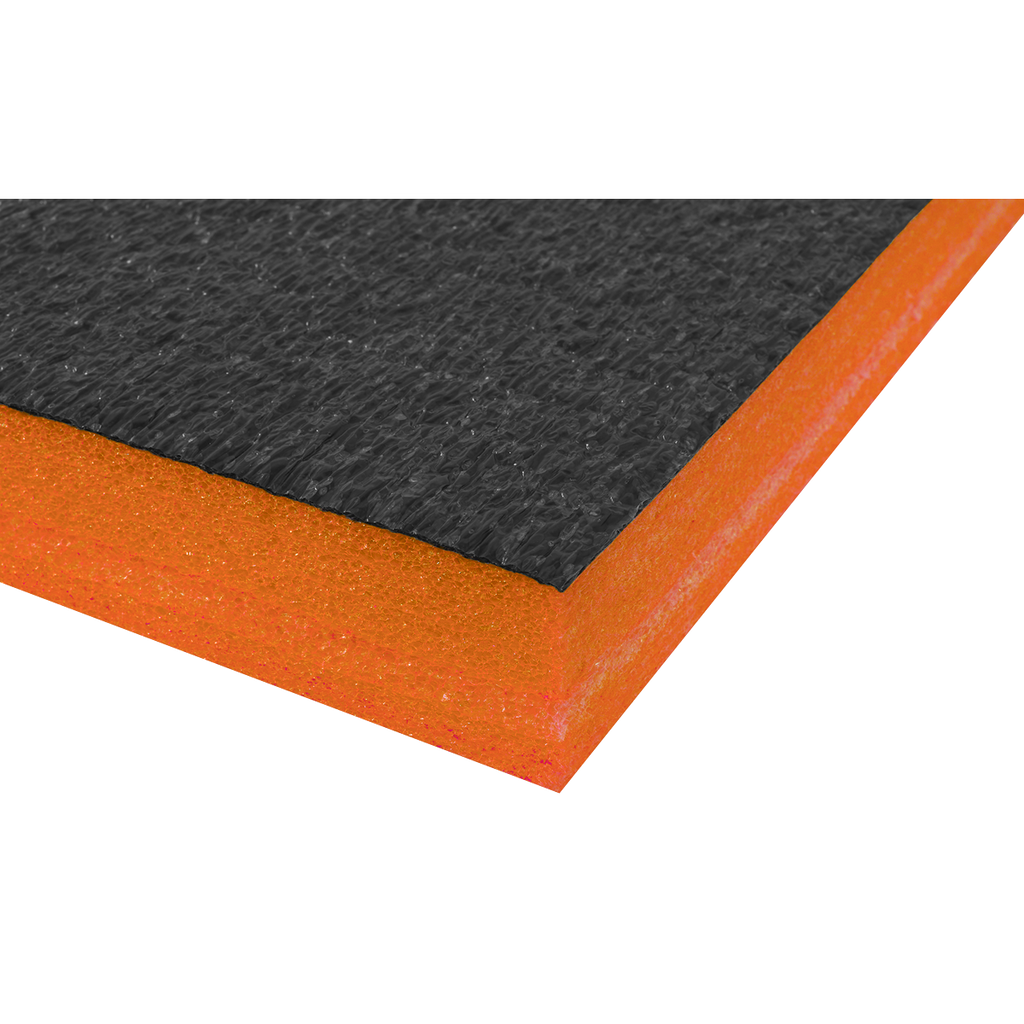 Easy Peel Shadow Foam® 1200 x 550 x 50mm - Orange/Black SF50OR