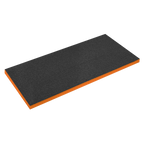 Easy Peel Shadow Foam® 1200 x 550 x 50mm - Orange/Black SF50OR