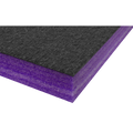 Easy Peel Shadow Foam® 1200 x 550 x 50mm - Purple/Black SF50P