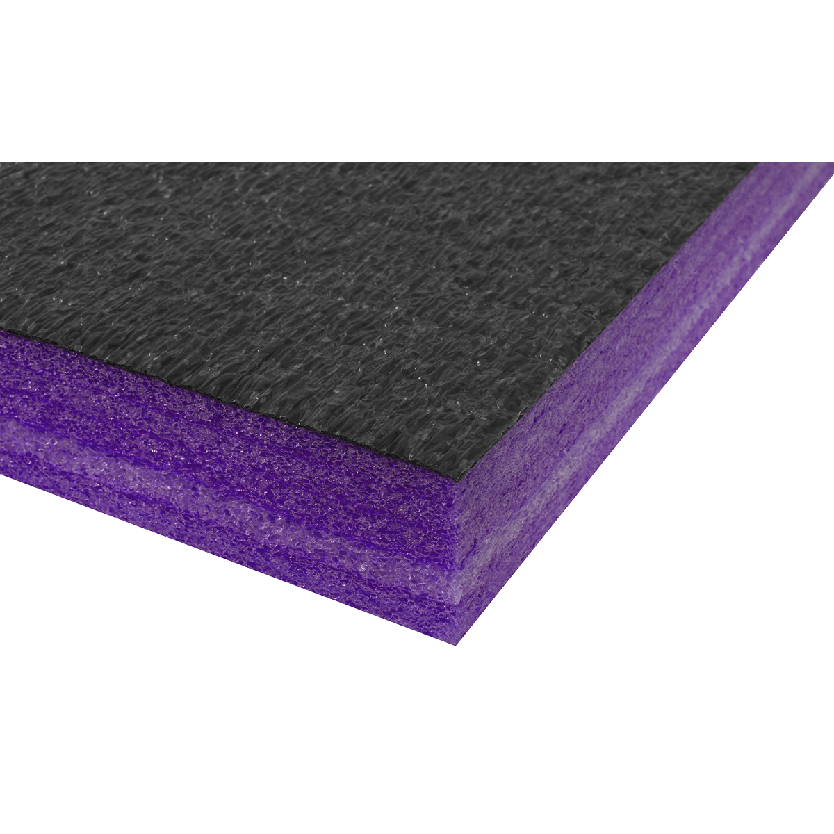 Easy Peel Shadow Foam® 1200 x 550 x 50mm - Purple/Black SF50P