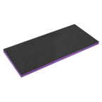 Easy Peel Shadow Foam® 1200 x 550 x 50mm - Purple/Black SF50P