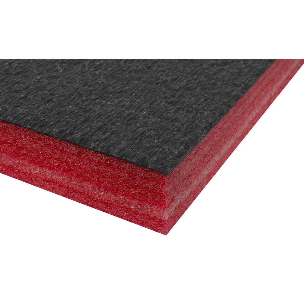Easy Peel Shadow Foam® 1200 x 550 x 50mm - Red/Black SF50R