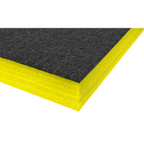 Easy Peel Shadow Foam® 1200 x 550 x 50mm - Yellow/Black SF50Y